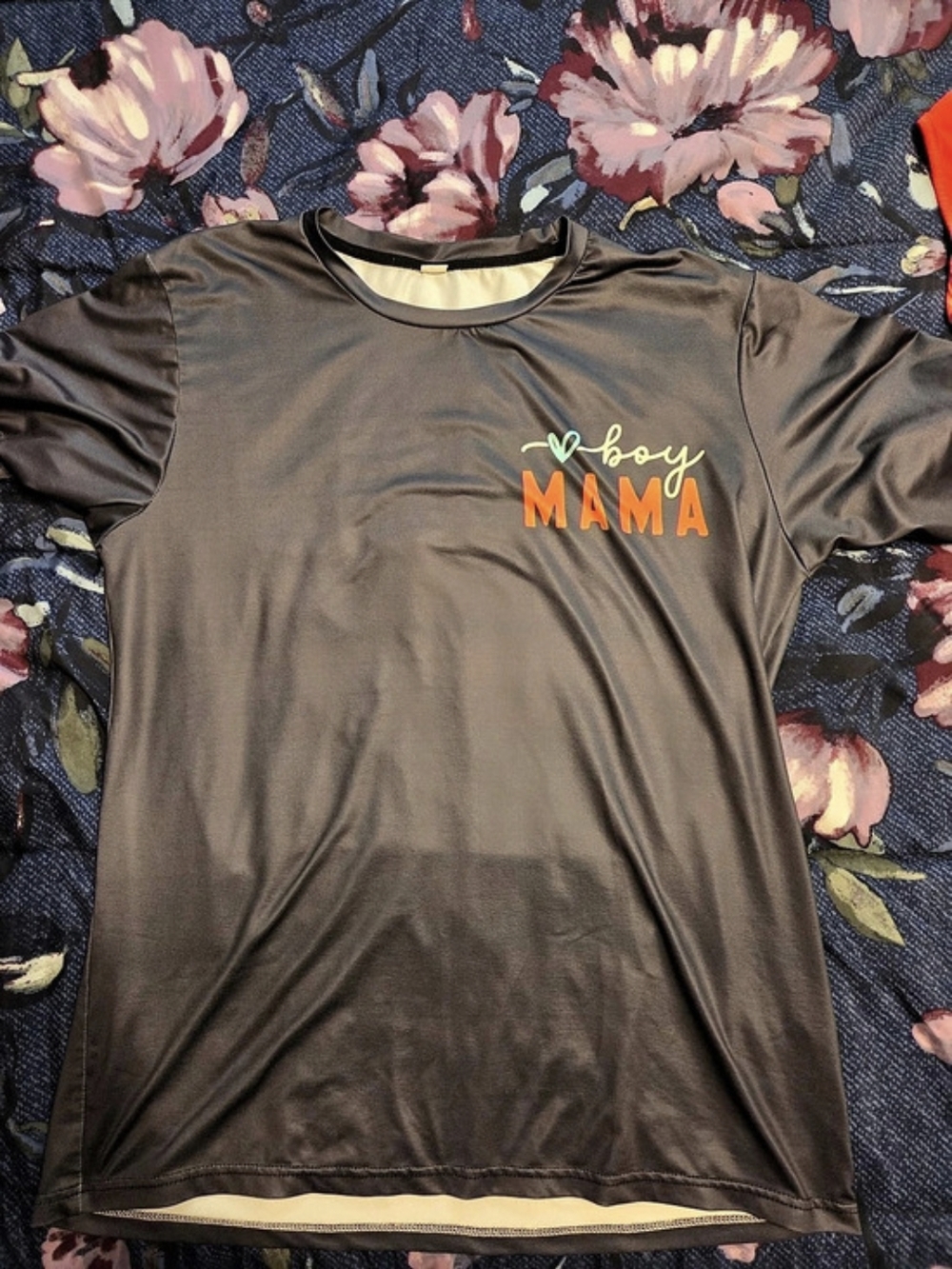 Graphic Short Sleeve Tee in Brown Size Large